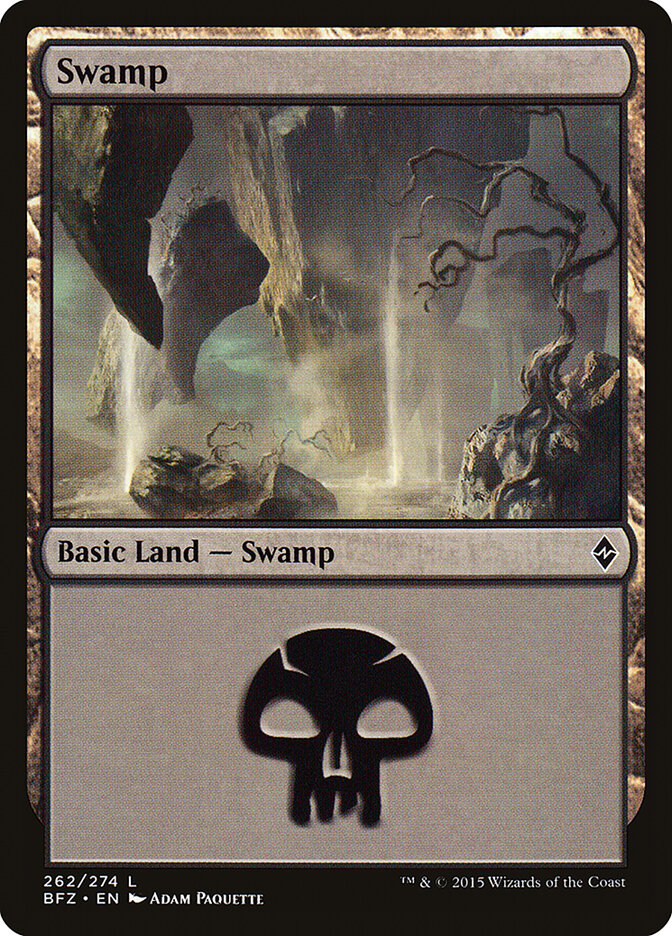 Swamp — Battle for Zendikar 262a/299