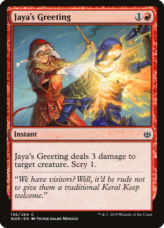 Salutation de Jaya — War of the Spark 136/312