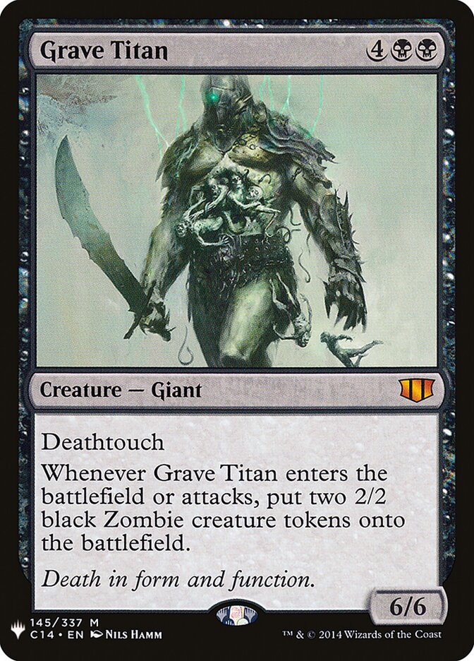 Grave Titan — The List C14-145/5581