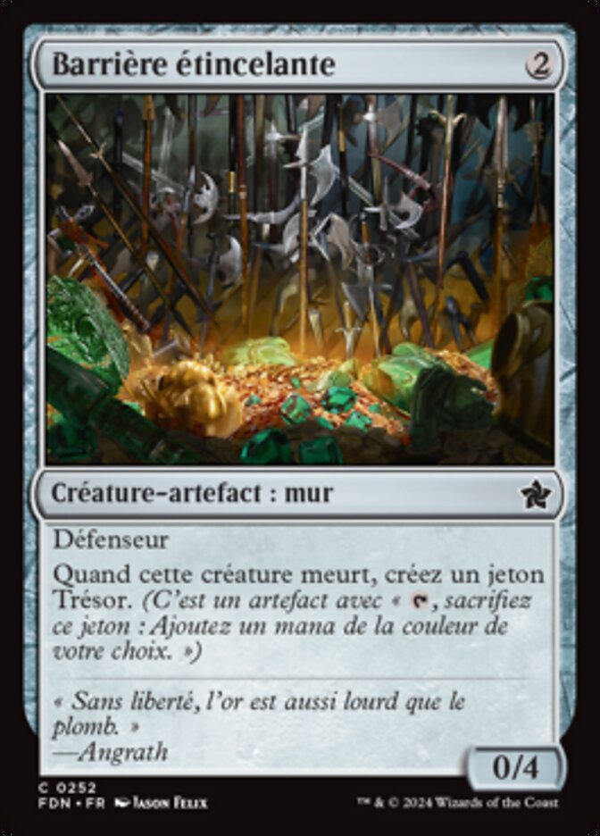 Barrière étincelante — Foundations 252/771