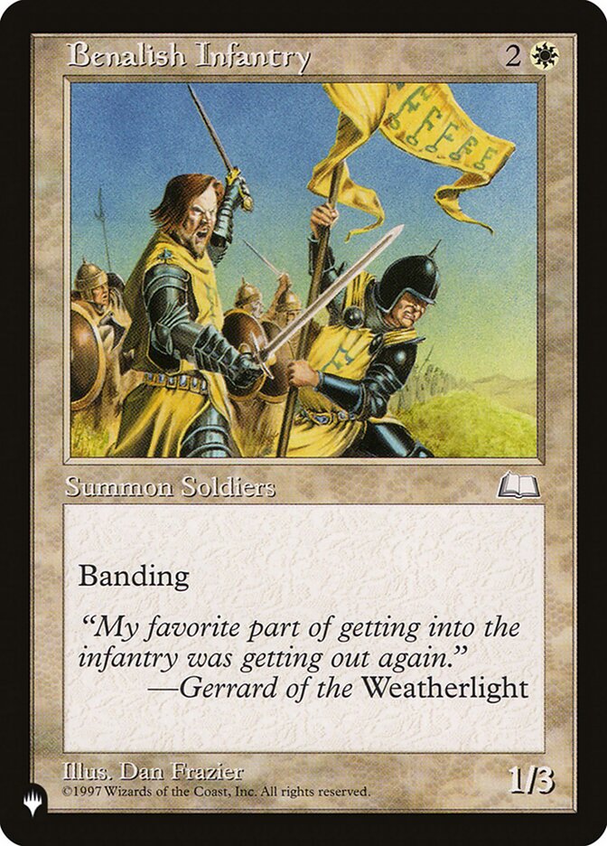 Benalish Infantry — The List WTH-8/5581