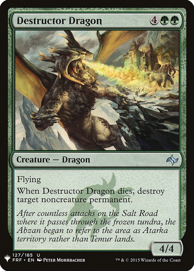 Destructor Dragon — The List FRF-127/5581