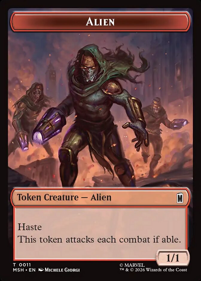 Alien — Marvel Super Heroes Tokens 11/27