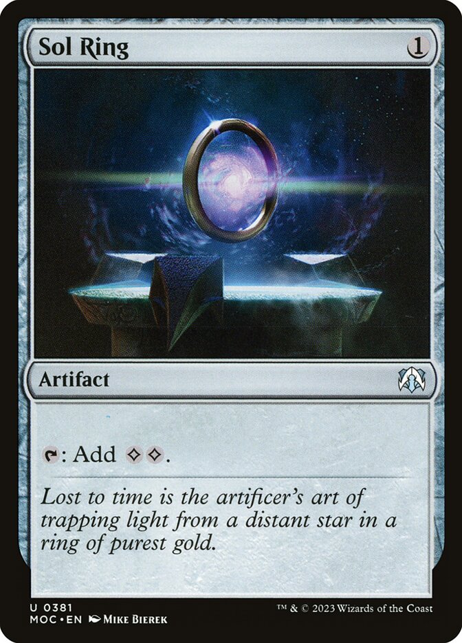 Sol Ring — March of the Machine Commander 381/450