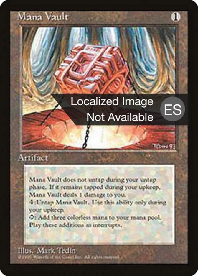 Mana Vault — Fourth Edition Foreign Black Border 334/378