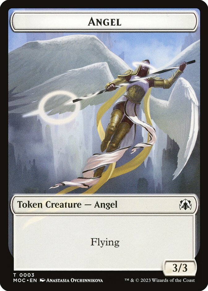 Angel — March of the Machine Commander Tokens 3/46
