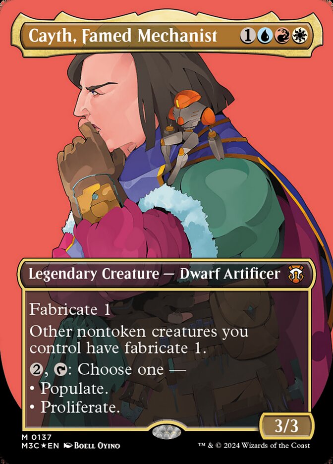 Cayth, Famed Mechanist — Modern Horizons 3 Commander 137/398