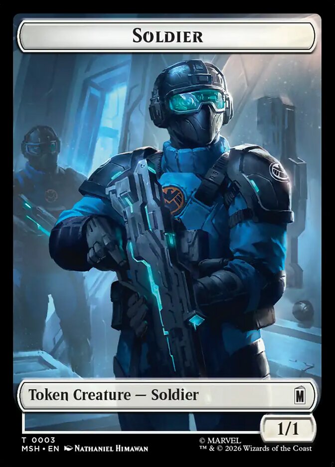 Soldier — Marvel Super Heroes Tokens 3/27