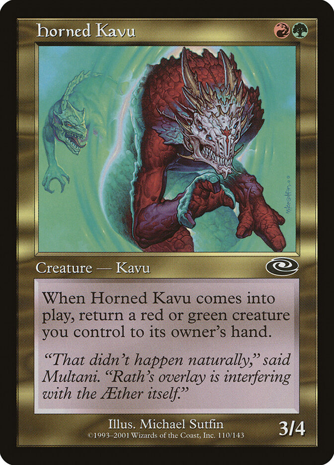 Horned Kavu — Planeshift 110/146