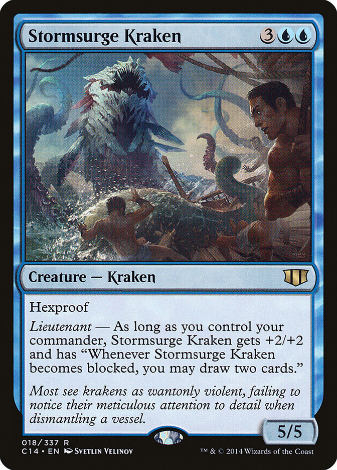 Stormsurge Kraken — Commander 2014 18/337