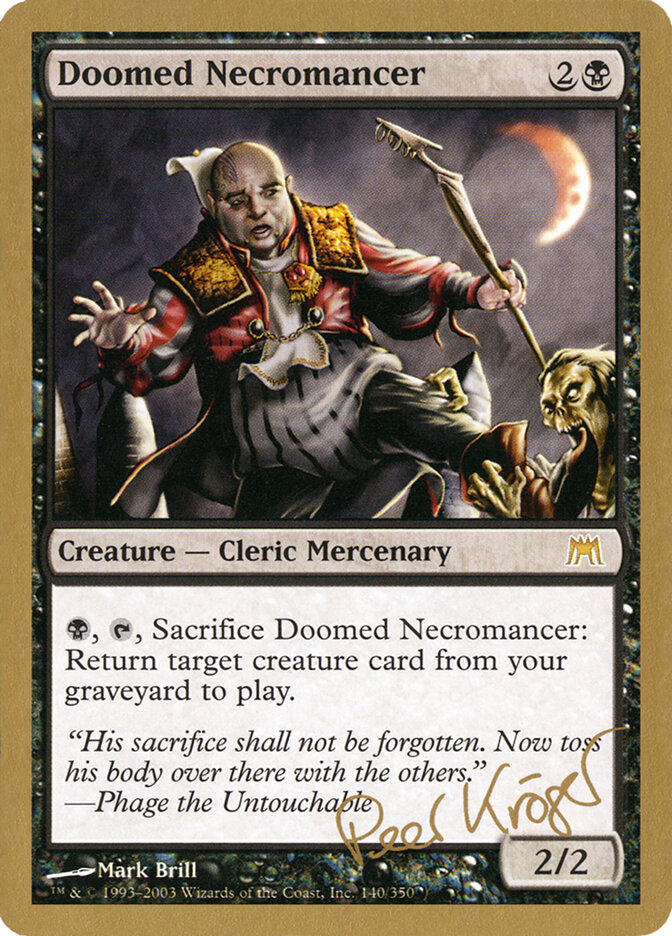 Doomed Necromancer — World Championship Decks 2003 pk140/142