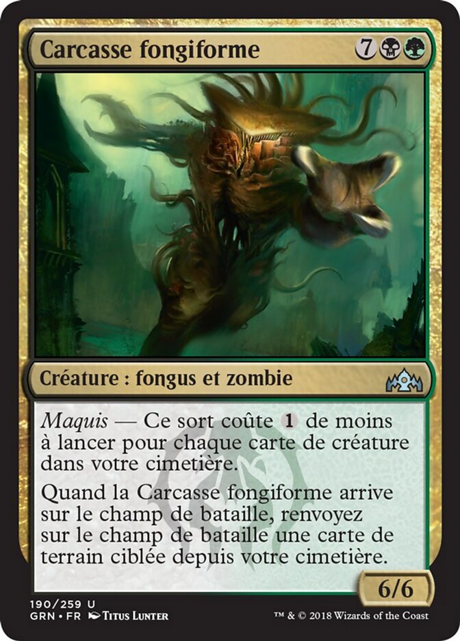 Carcasse fongiforme — Guilds of Ravnica 190/273