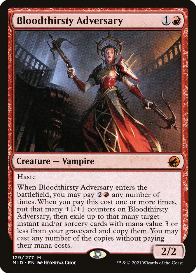 Bloodthirsty Adversary — Innistrad: Midnight Hunt 129/398