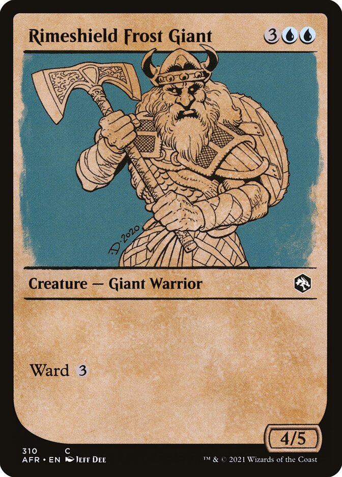 Rimeshield Frost Giant — Adventures in the Forgotten Realms 310/424