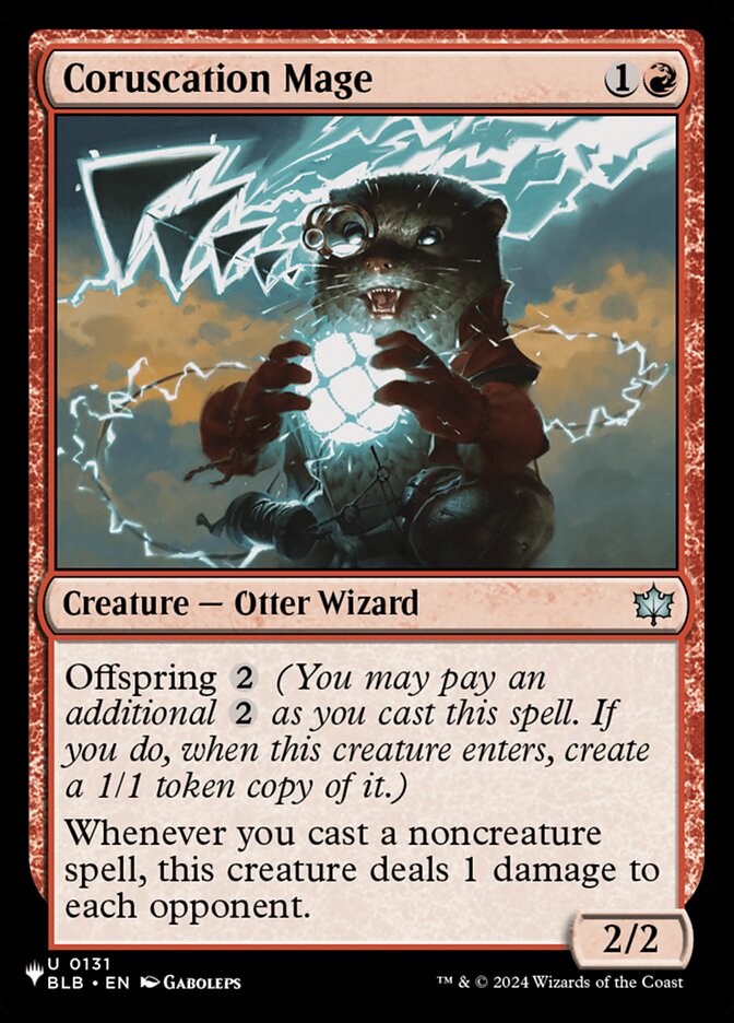 Coruscation Mage — The List BLB-131/5581