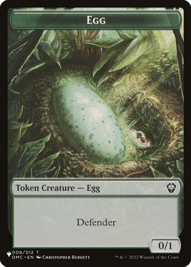 Egg — The List TDMC-8/5581