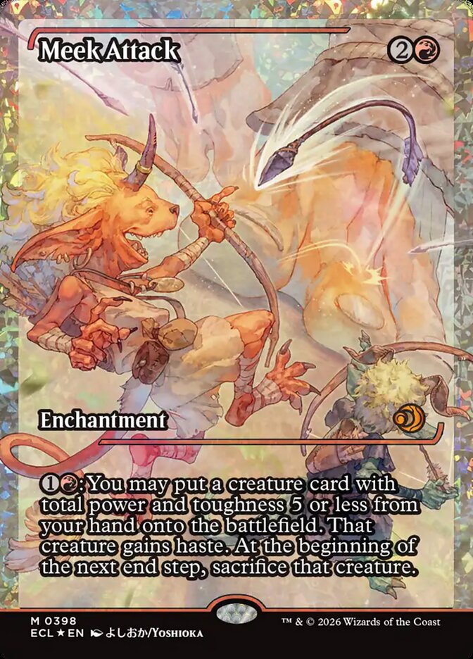 Meek Attack — Lorwyn Eclipsed 398/408