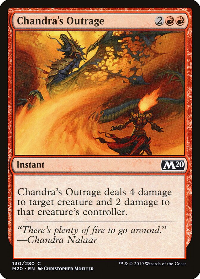 Chandra's Outrage — Core Set 2020 130/345
