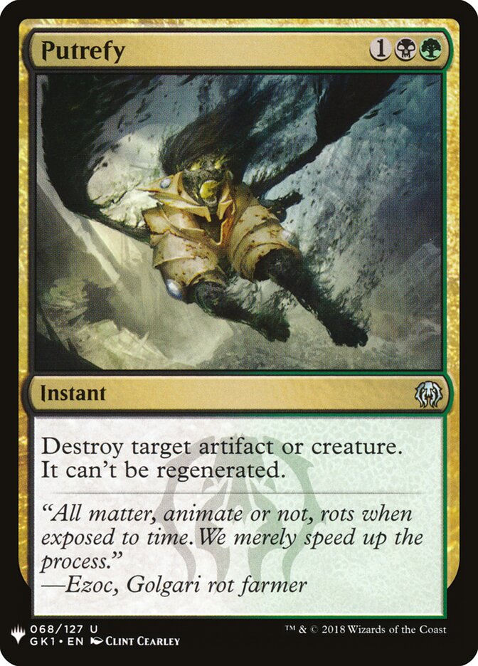 Putrefy — The List GK1-68/5581