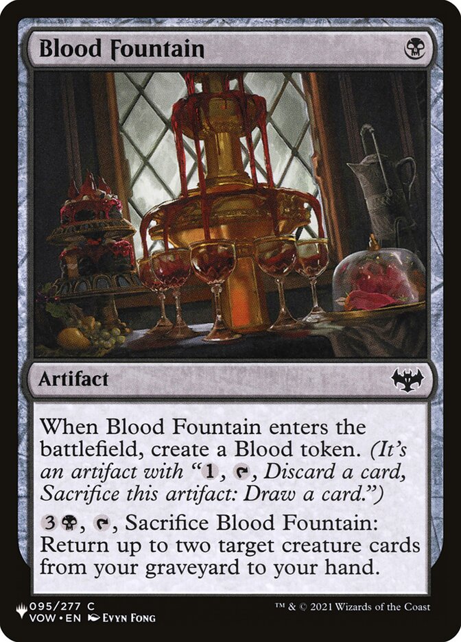 Blood Fountain — The List VOW-95/5581
