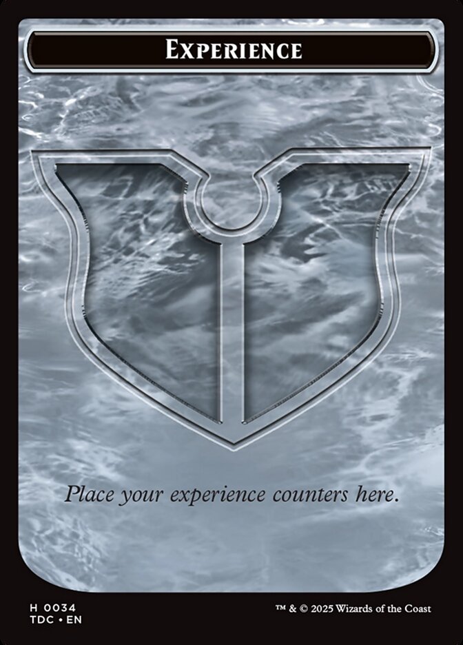 Experience — Tarkir: Dragonstorm Commander Tokens 34/34