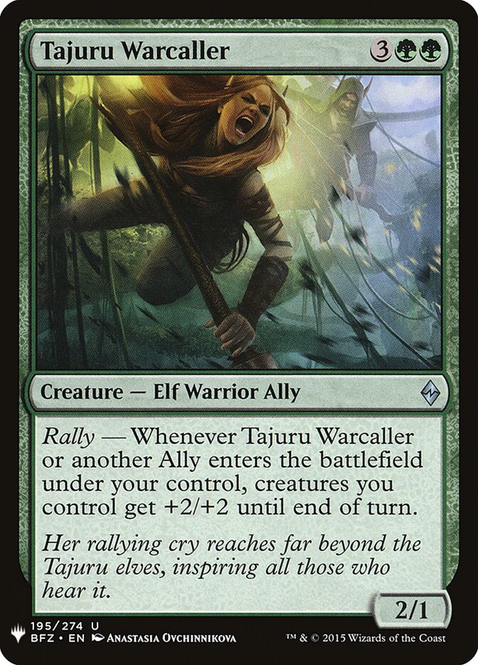 Tajuru Warcaller — The List BFZ-195/5581