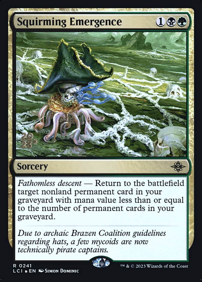 Squirming Emergence — The Lost Caverns of Ixalan Promos 241s/136