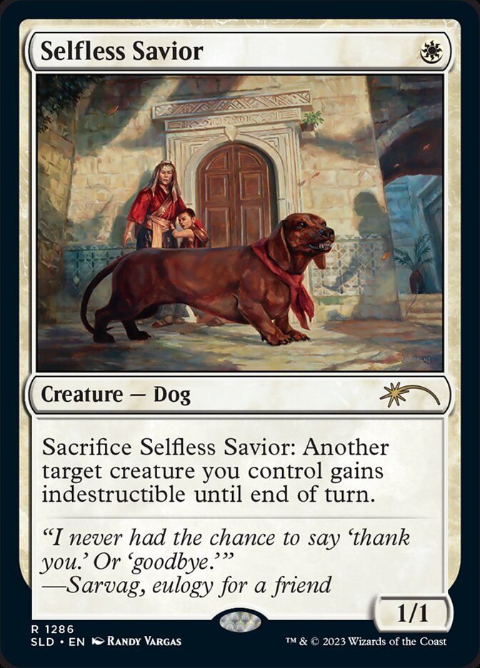 Selfless Savior — Secret Lair Drop 1286/2754