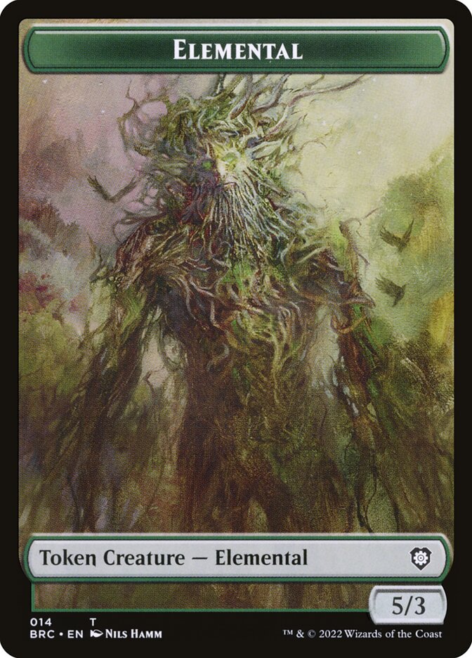 Elemental — The Brothers' War Commander Tokens 14/14