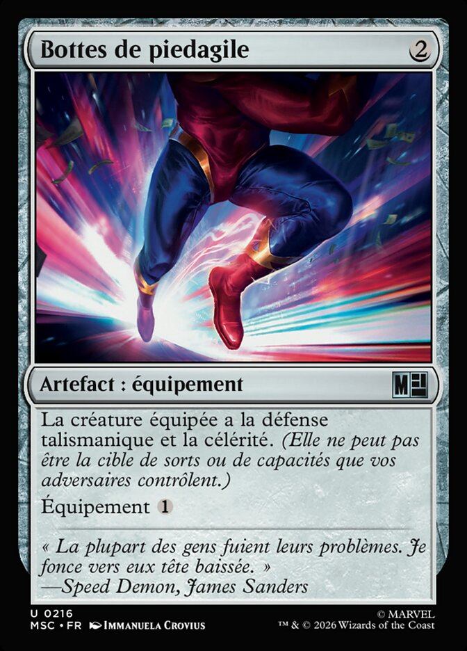Bottes de piedagile — Marvel Super Heroes Commander 216/866