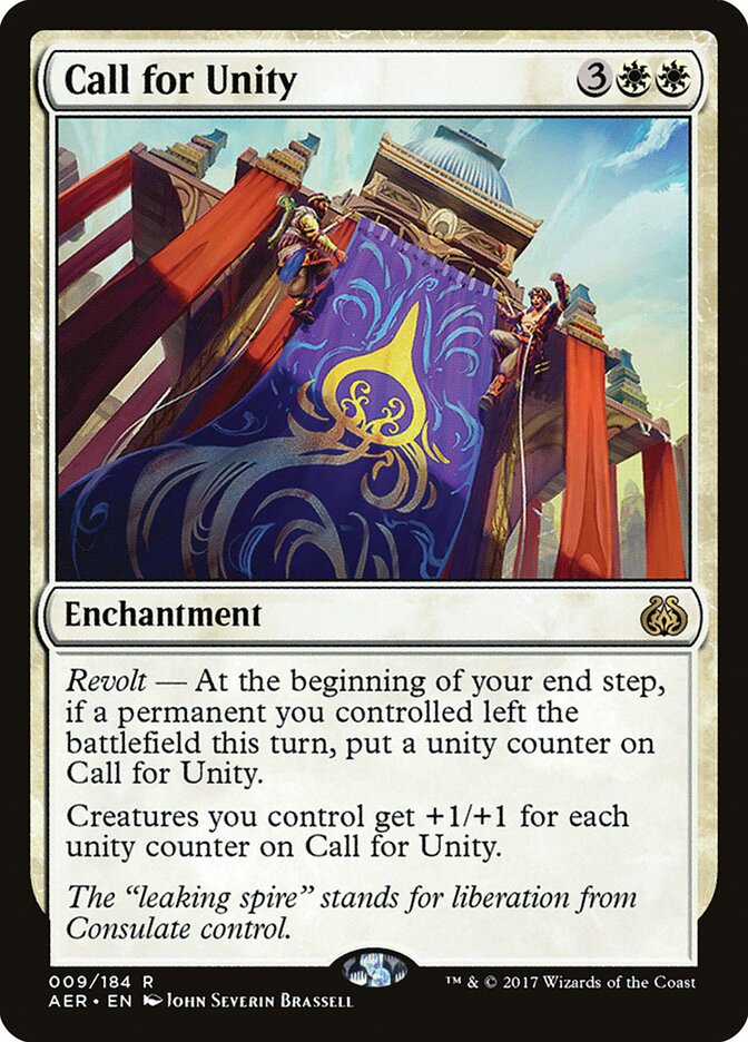 Call for Unity — Aether Revolt 9/194