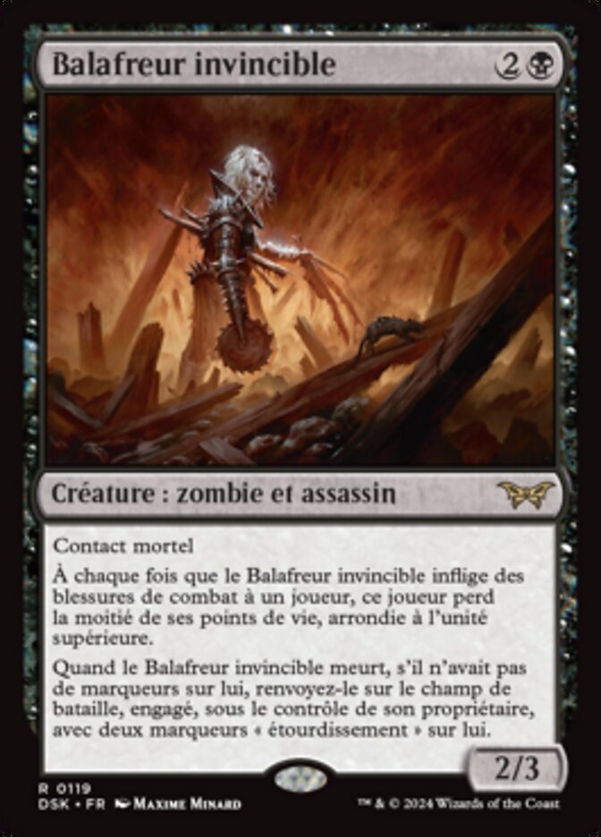 Balafreur invincible — Duskmourn: House of Horror 119/419