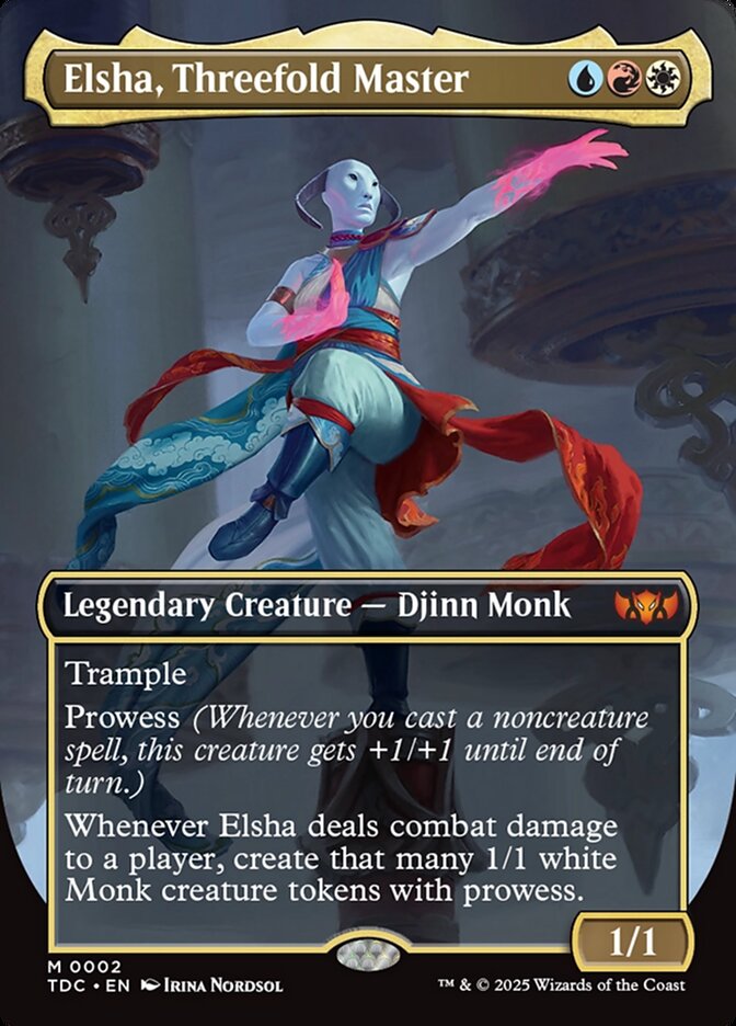 Elsha, Threefold Master — Tarkir: Dragonstorm Commander 2/413