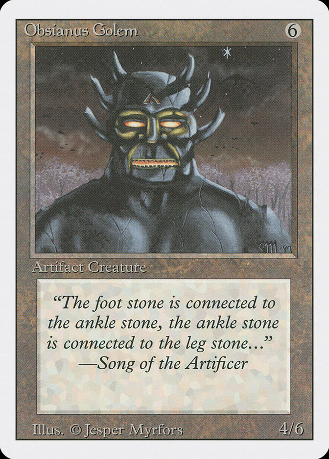 Golem d'obsianite — Revised Edition 268/306