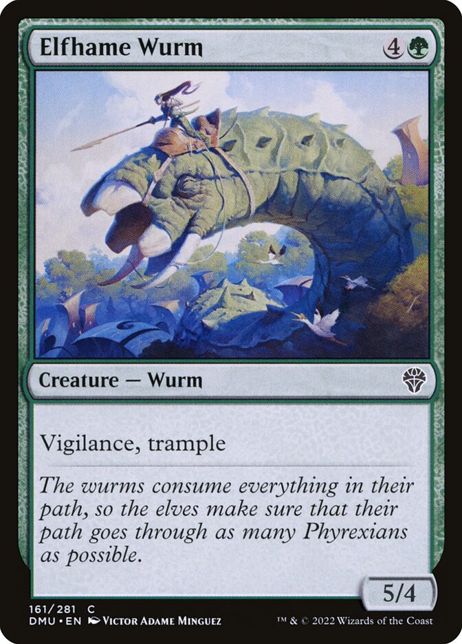 Elfhame Wurm — Dominaria United 161/453