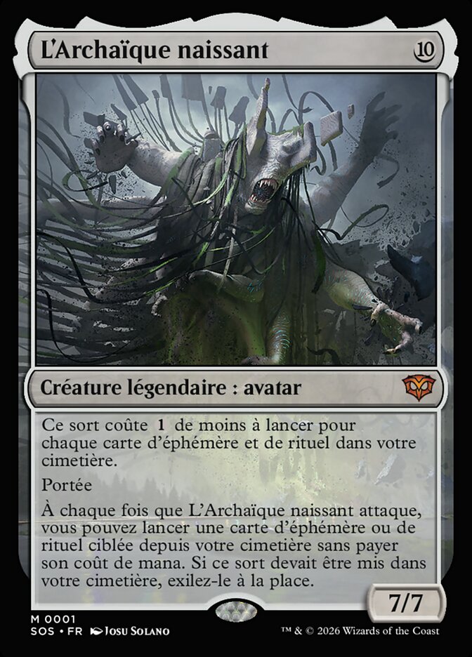L'Archaïque naissant — Secrets of Strixhaven 1/368