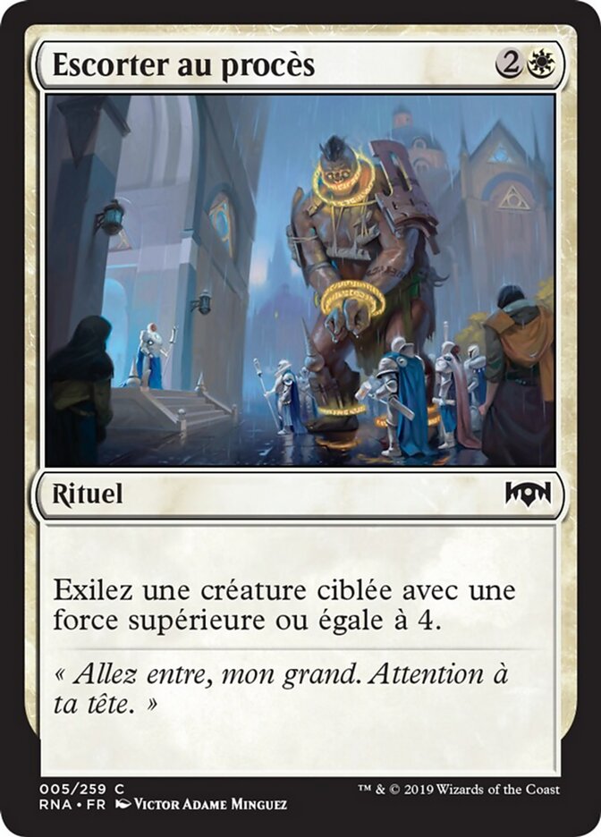Escorter au procès — Ravnica Allegiance 5/273