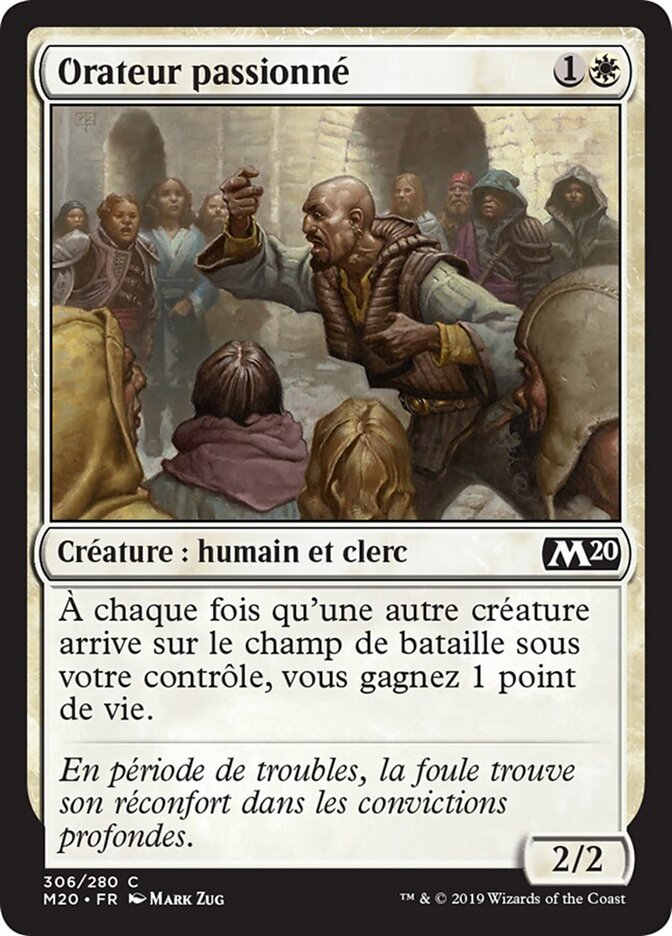 Orateur passionné — Core Set 2020 306/345