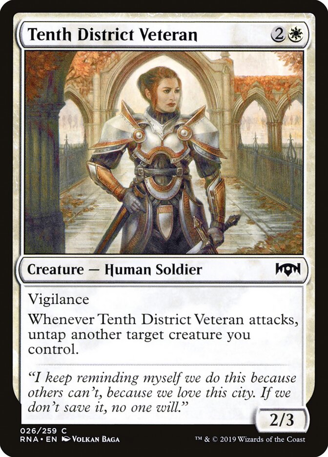 Tenth District Veteran — Ravnica Allegiance 26/273
