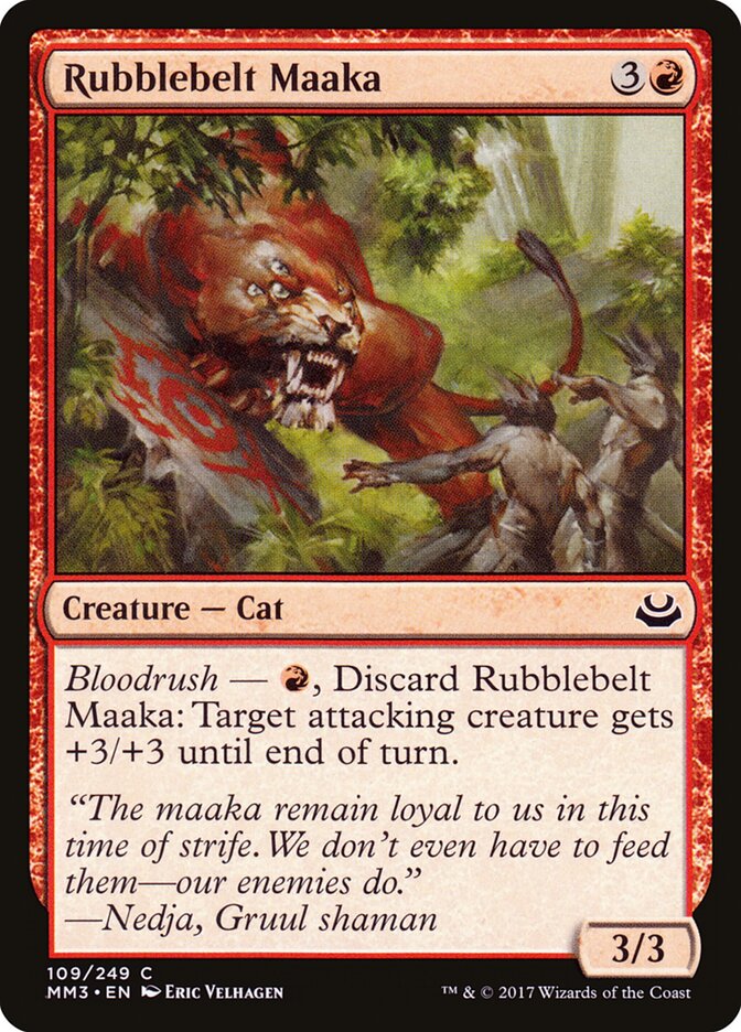 Rubblebelt Maaka — Modern Masters 2017 109/249