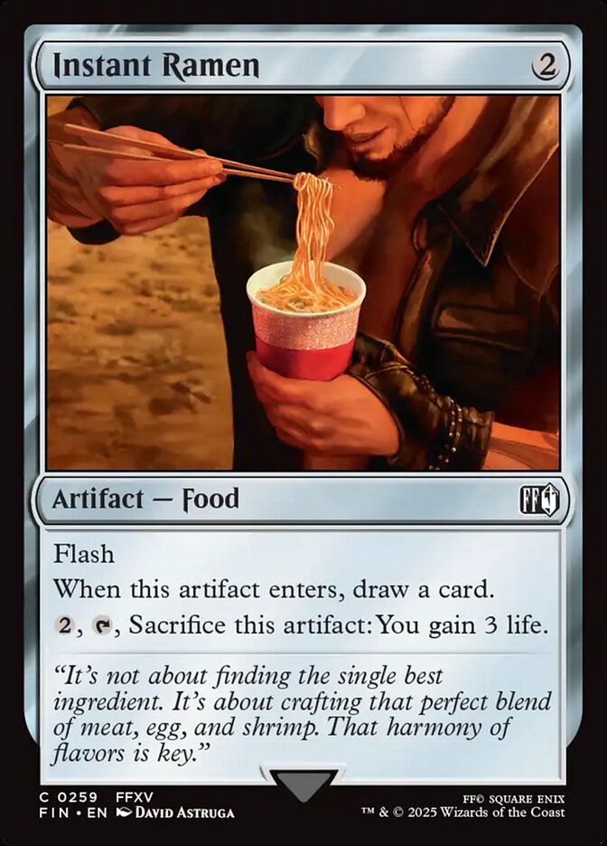 Instant Ramen — Final Fantasy 259/595