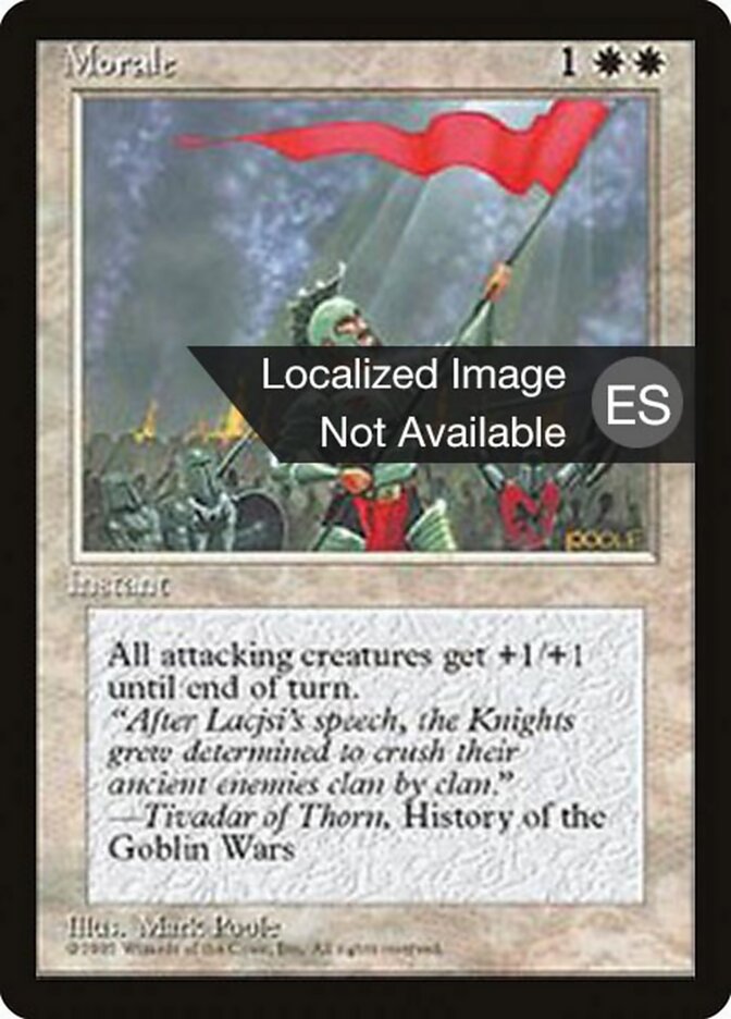 Morale — Fourth Edition Foreign Black Border 36/378