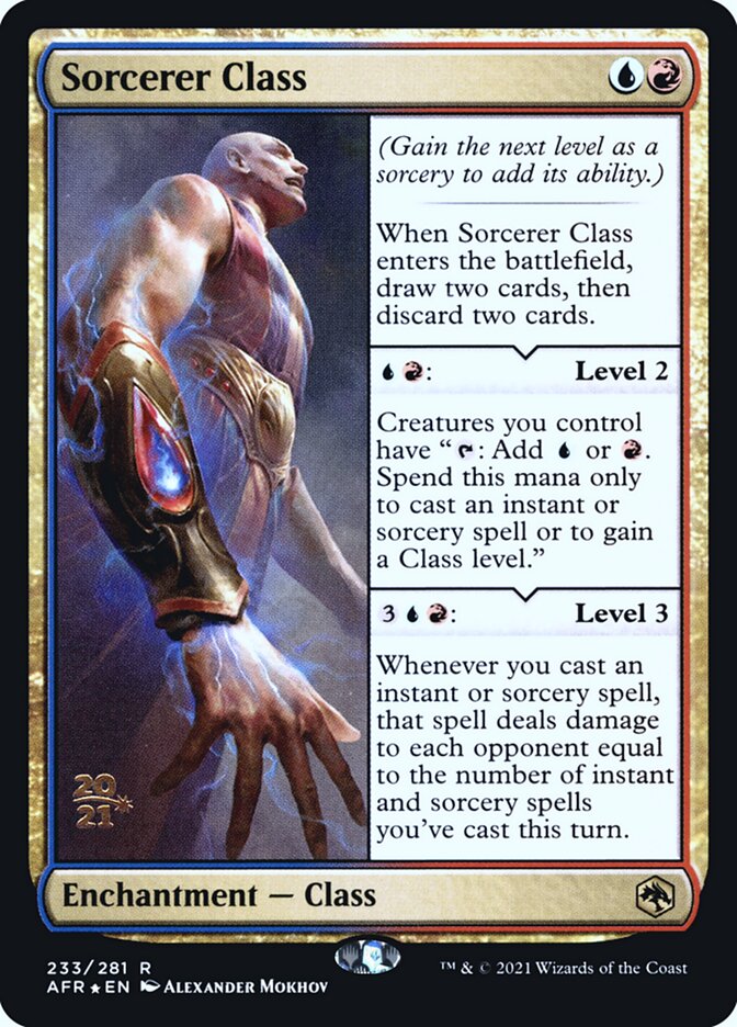 Sorcerer Class — Adventures in the Forgotten Realms Promos 233s/241