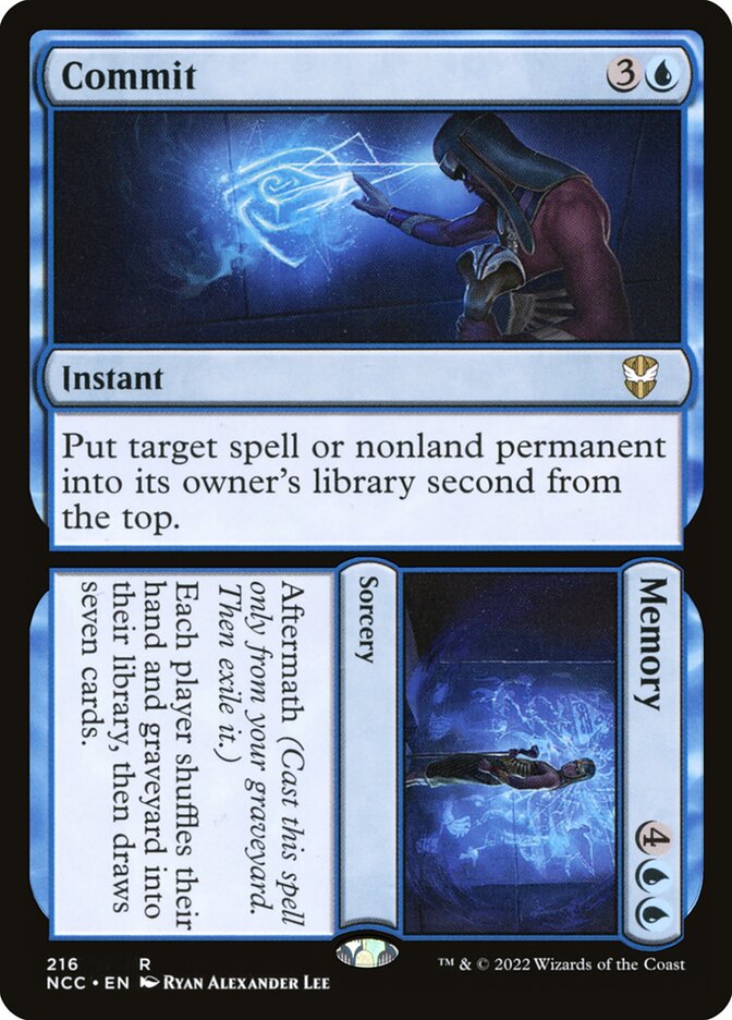 Commit // Memory — New Capenna Commander 216/447