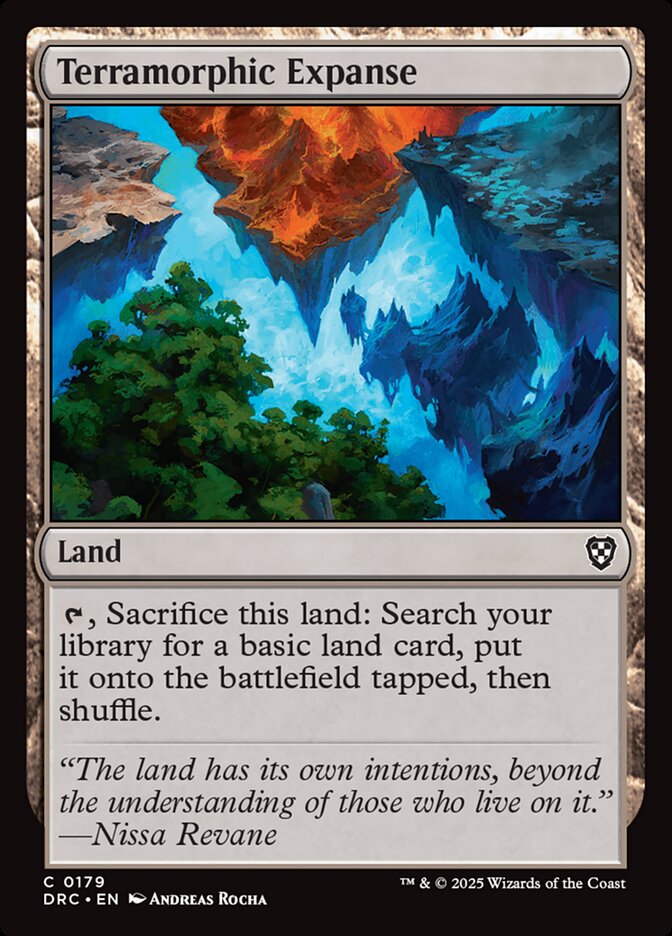 Immensité terramorphe — Aetherdrift Commander 179/184