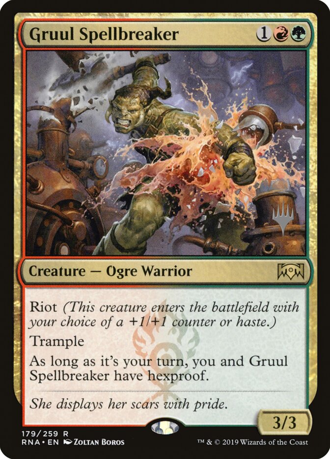 Gruul Spellbreaker — Ravnica Allegiance Promos 179p/81