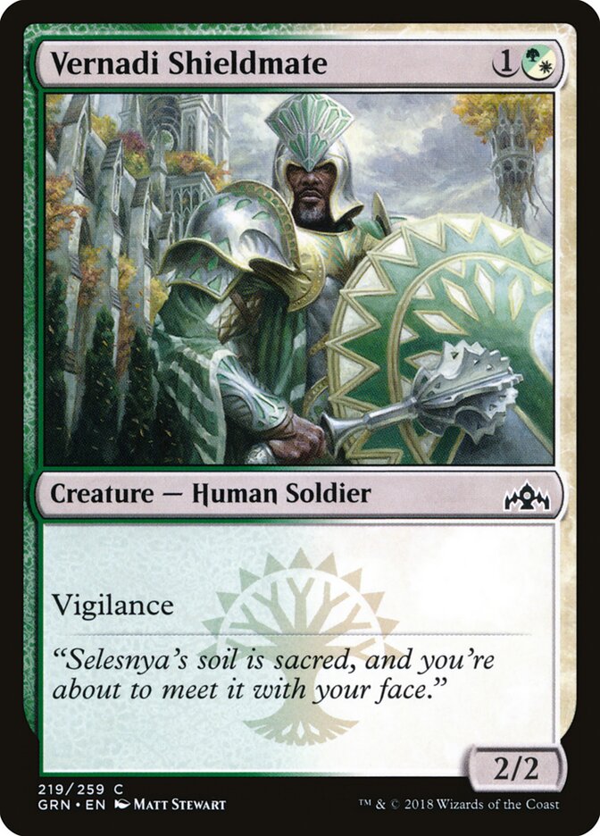 Vernadi Shieldmate — Guilds of Ravnica 219/273