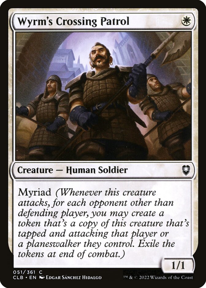 Wyrm's Crossing Patrol — Commander Legends: Battle for Baldur's Gate 51/936