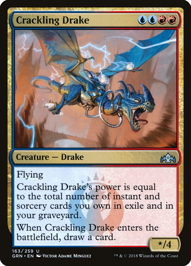 Crackling Drake — Guilds of Ravnica 163/273