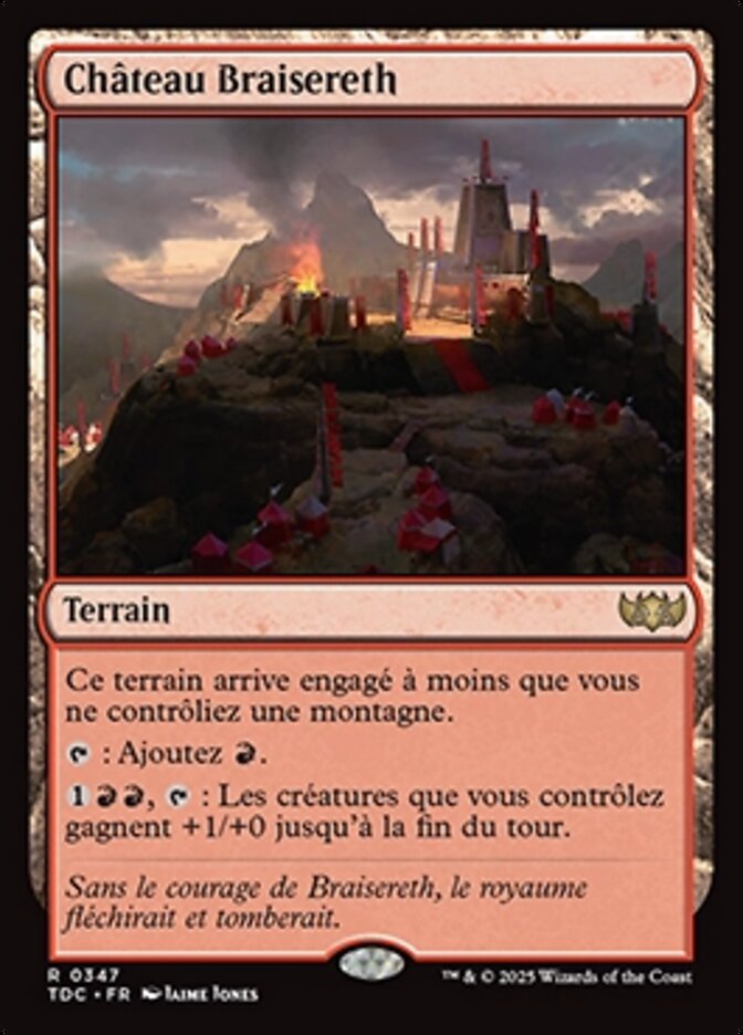 Château Braisereth — Tarkir: Dragonstorm Commander 347/413